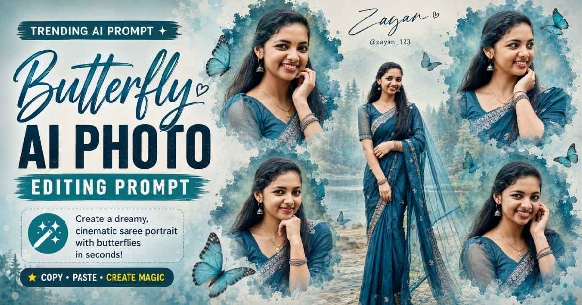 Butterfly AI Photo Editing Prompt