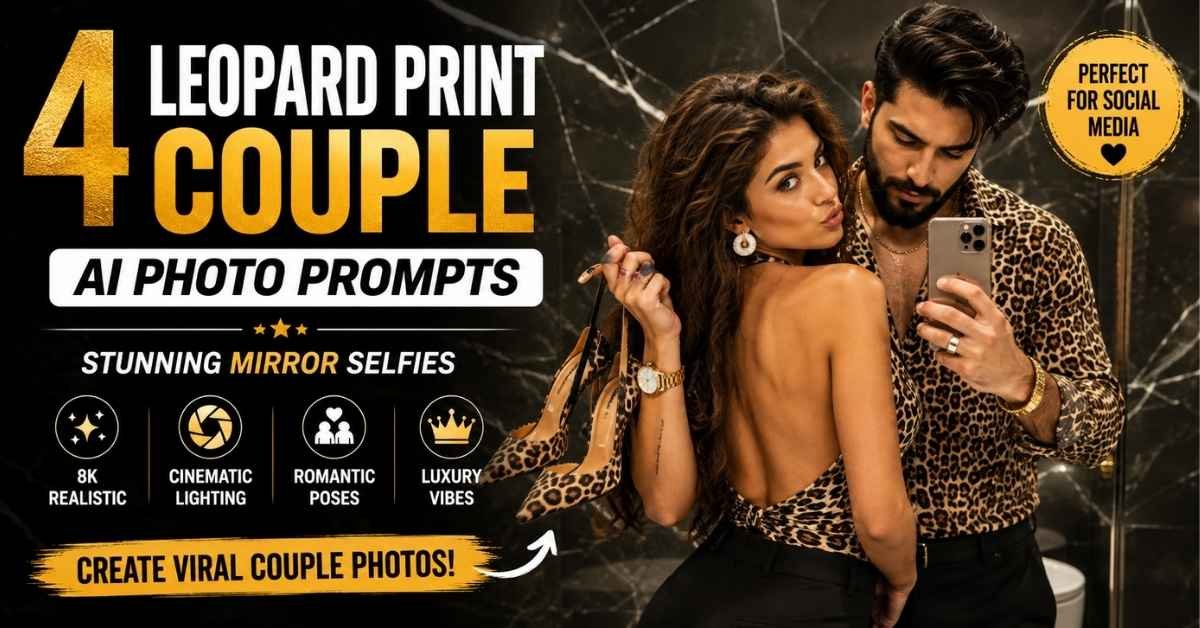 Leopard Print Couple AI Photo Prompts