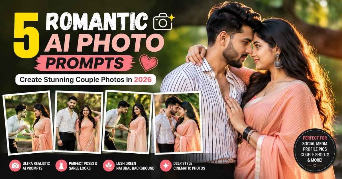 Romantic Indian Couple AI Photo Prompts